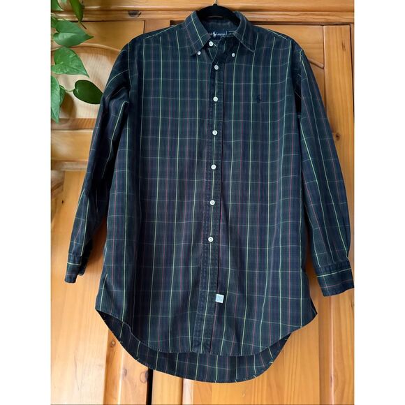 Ralph Lauren Yarmouth Men’s Shirt 15-32 Plaid Button Down Classic Fit - Picture 3 of 7